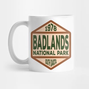 Badlands National Park badge Mug